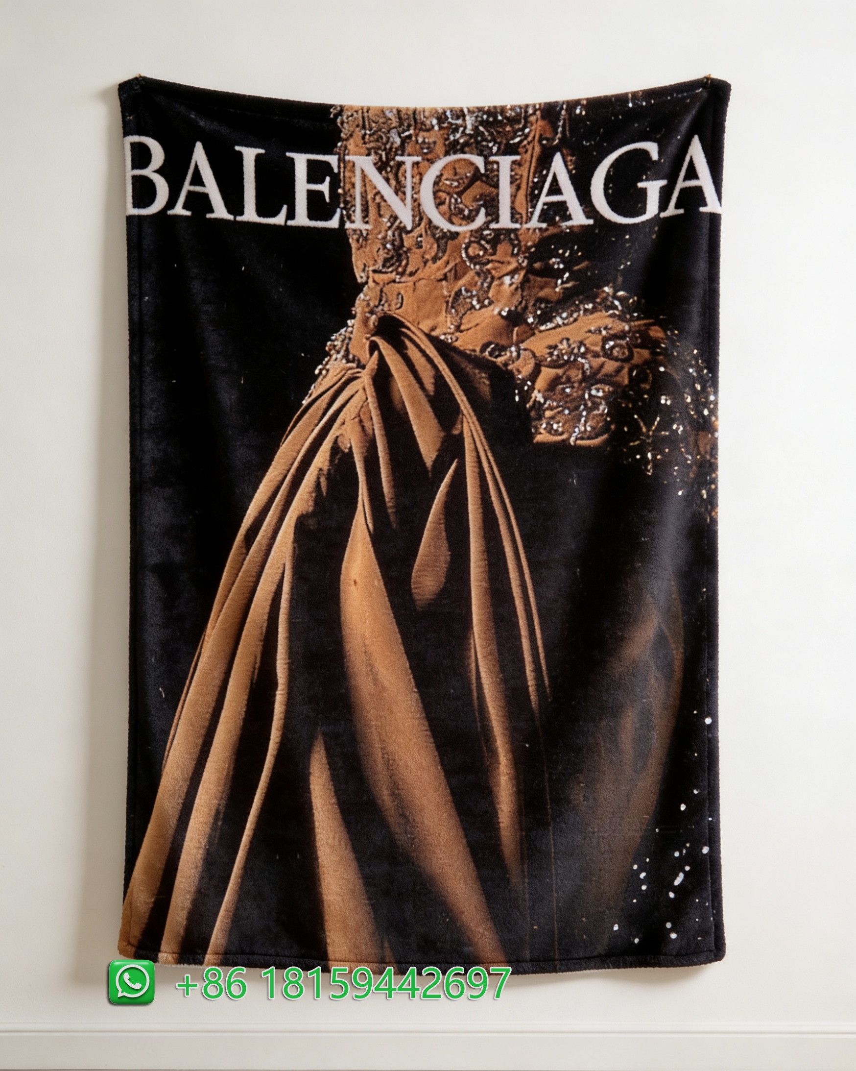 Balenciaga Throw Blankets